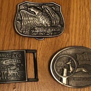Vintage Belt Buckle Bundle